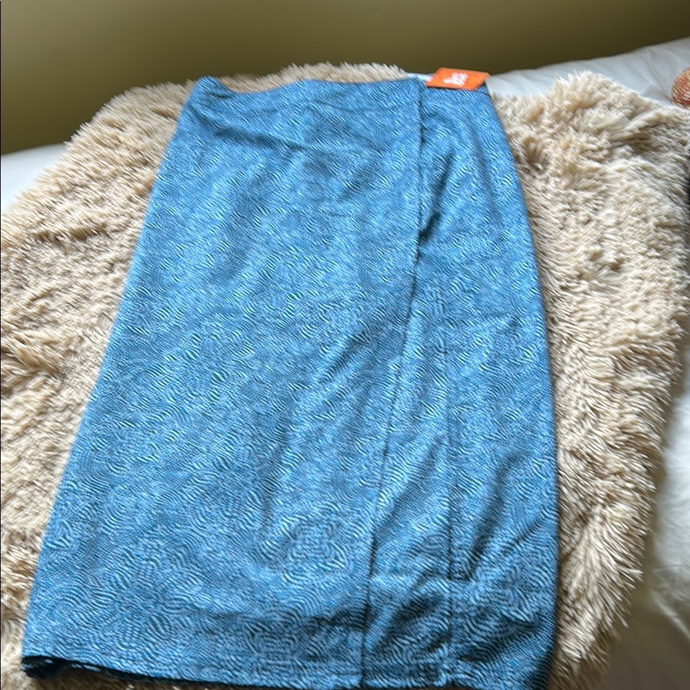 RipSkirt Hawaii Blue Maxi Skirt